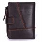 RFID Blocking Genuine Leather Wallet Card Holder for Men