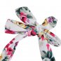 Dalary White Rose Floral Dress Baby Girl's Swimsuit with Headband With Headband