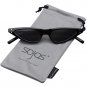Vintage Clout Goggles Cat Eye Retro Sunglasses Small Fashion Rivet Glasses