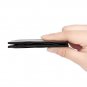 Unisex Slim Leather Card Holder Magic Money Clip Wallet (Red)