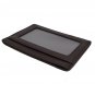 Mens RFID Blocking Leather Minimalist Slim Front Pocket Wallet Coffee