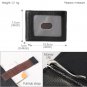 Tiding Slim Genuine Leather Front Pocket Wallets Men Money Clip RFID Credit Card