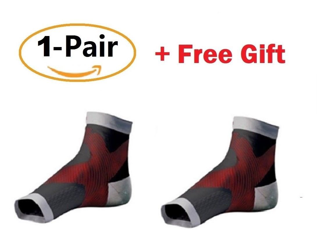 (1Pair) Plantar Fasciitis Compression Socks / Ankle Brace - Pain Relief in Heels