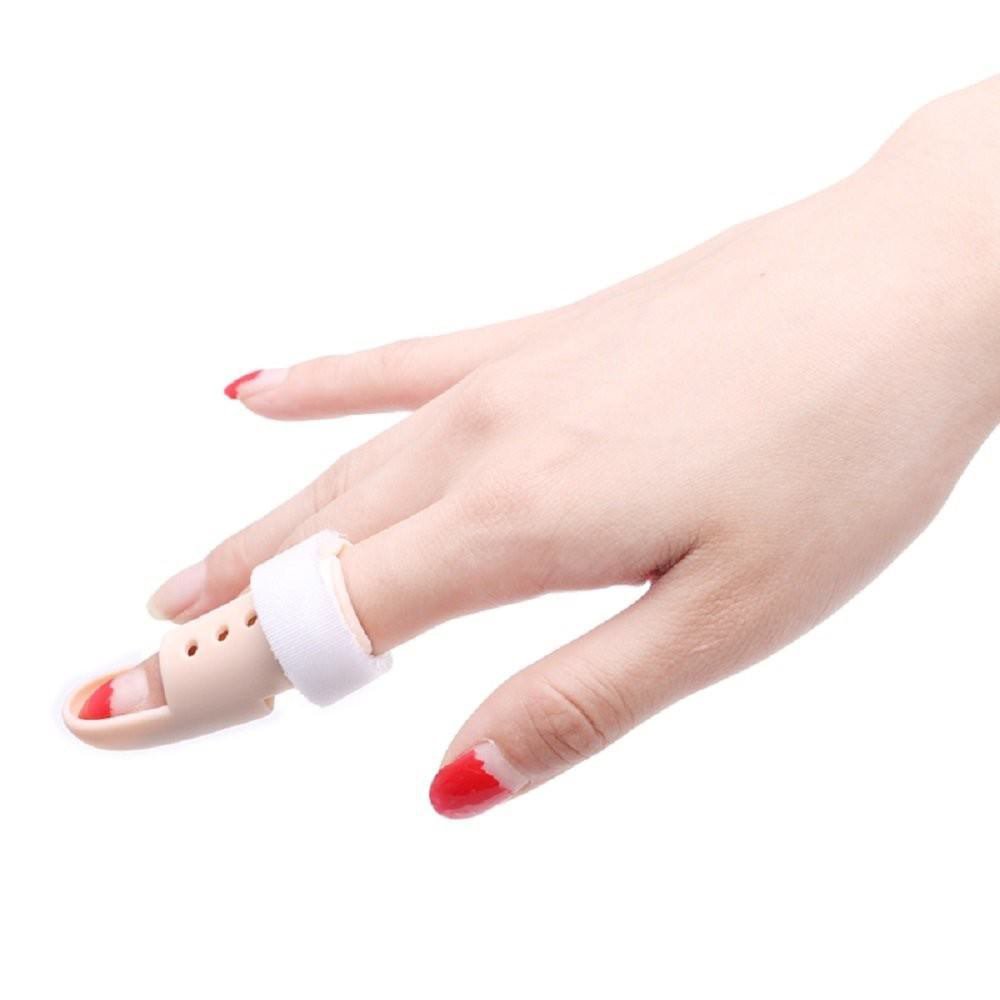 Thinvik 2x Plastic Mallet DIP Finger Support Brace Splint Joint Protection Injur