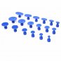 PIDINGER PDR Paintless Dent Repair NylonTabs Hail Removal 18Pcs Blue