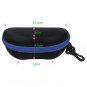 xhorizon FL1 Zipper Shell Sunglasses Glasses Case with Belt Loop, Clip, Plastic