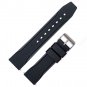 MARATHON Divers Model Rubber Watch Band/Strap (22 mm, Black). Made in Italy.