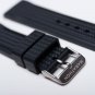MARATHON Divers Model Rubber Watch Band/Strap (22 mm, Black). Made in Italy.