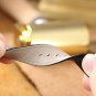 16mm Brown Luxurious Stylish Watch Bracelet for Girls with Black Seaming Gold Bu