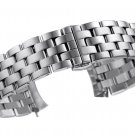 16mm Amazing Luxury Inox Steel SS Watch Bands for Women in Silver Solid Links Cu