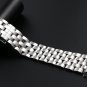 16mm Amazing Luxury Inox Steel SS Watch Bands for Women in Silver Solid Links Cu