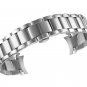 14mm High-Grade Silver Wrist Watch Strap Curved End Solid 316L Stainless Steel w