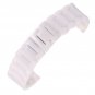 16mm high-end Full Ceramics Link Replacement Watch Strap Bracelet in white with