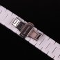 16mm high-end Full Ceramics Link Replacement Watch Strap Bracelet in white with