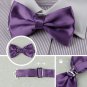 DBF2017 Selection Presents Multicoloured Solid Woven Microfiber 5 Bowties Set Sa