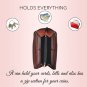 Genuine Leather Wallet Latest Credit Card Safe Holder/Case (Red)