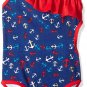 Jantzen Big Girls' Tankini 1 Piece Swimsuit, Bon Voyage Print, 4