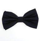 DBC2016 Blue Men Bow Tie Checkered Midnight blue Pre-tied Bow tie By Dan Smith