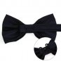 DBC2016 Blue Men Bow Tie Checkered Midnight blue Pre-tied Bow tie By Dan Smith