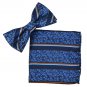SYAYA Men's Jacquard Woven Self Bow Tie Set - Multiple Choice MLD09 (02)