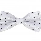 Sunvan Men's Pre-Tied Polka Floral Design Pattern Microfiber Bow Tie with Adjust