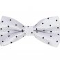 Sunvan Men's Pre-Tied Polka Floral Design Pattern Microfiber Bow Tie with Adjust