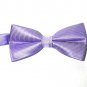 Men's Classic Adjustable Length Pre-Tied Bow Tie - Choose Your Color (Purple)