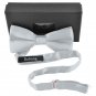 White Bowties For Men Banded BowTie Formal Bowtie PreTied Bow Ties With Gift Box