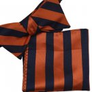 SYAYA Men Pre-tied Necktie Striped Bow Ties Set for Men - Multiple Choice MLD06