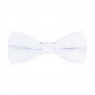 Men's Classic Pre-Tied Formal Tuxedo Bow Tie - White, By S.H Churchill