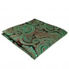 Unique Red Green Paisley Mens Necktie Ties For Men Set Wedding 57.5"