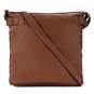 Scarleton Trendy Duo Belt Accent Crossbody Bag H197804 - Brown