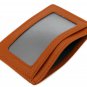 DEEZOMO RFID Blocking Genuine Leather Credit Card Holder Front Pocket Wallet Wit
