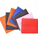 Genuine Leather Slim Credit Card Holder Compact Wallet Slim Super 6 Card Slots 1 pcs