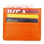 Genuine Leather Slim Credit Card Holder Compact Wallet Slim Super 6 Card Slots 1 pcs