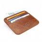 BOLO Genuine Leather Card Case Wallet RFID Blocking