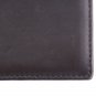 elegant leather wallet with integrated card holder, billfold wallet brown