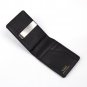 YCM15B01 Anniversary Gifts Black Stainless Steel Leather Money Clip Wallet and C