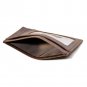 Tiding Slim Genuine Leather Front Pocket Wallets RFID Credit Card and Cash Holde