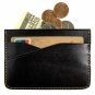 Front Pocket Wallet - Leather Slim Card Case Mini Card Wallet