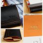 YDB01A03 Orange Black Business Card Holder For Men Inspirational Gift For Men By