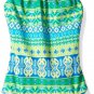 Kanu Surf Toddler Girls' Mahina Halter Beach Sport 1-Piece Swimsuit, Green, 3T