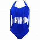 Samtree Two Piece Swimsuits For Women,High Waist Plus Size Bathing Suits Fringe
