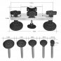 AUTOPDR® 7pcs DIY Puller Bridge Car Body Dent Repair Tool Kit Glue Gun Stick