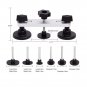 Silvery PDR Tools Bridge Dent Puller Paintless Dent Repair Kit with 7 Size Glue