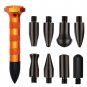 GS PDR Tools 10pcs Paintless Dent Repair Kit Rubber Hammer Tap Down Tools Hail D