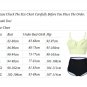 JOYMODE Women's Vintage Swimsuit High Waist Beige Black Bikini Set Size 3XL Beig