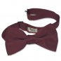 Satin Bow Ties (Boys, Burgundy)