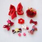 BYP 10 Pcs Princess Girls Head Hair Bows Ornaments Set Crown Floral Hair Clips H
