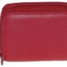 Leather Wallet Latest Credit Card Safe Holder/Case/Protector REd